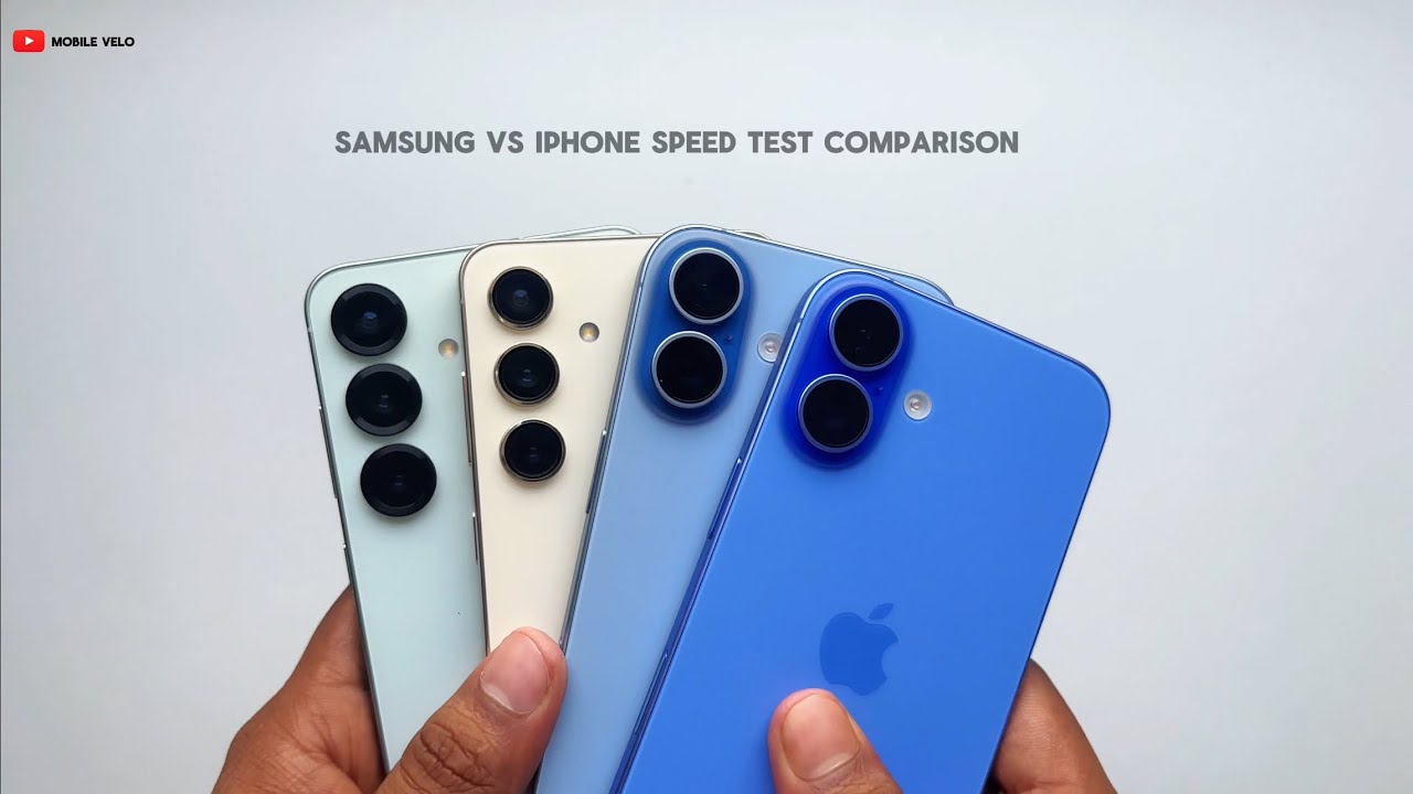 iPhone 16 vs iPhone 17 vs Galaxy S24 vs S25 Ultimate Speed Test