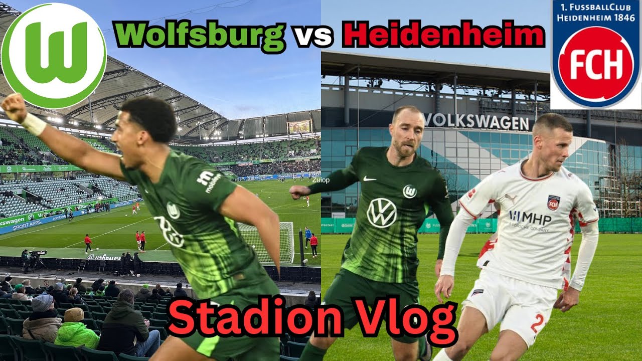Wolfsburg vs Heidenheim Stadion Vlog 2026 | Duell aus dem unteren Beriech der Tabelle!!!