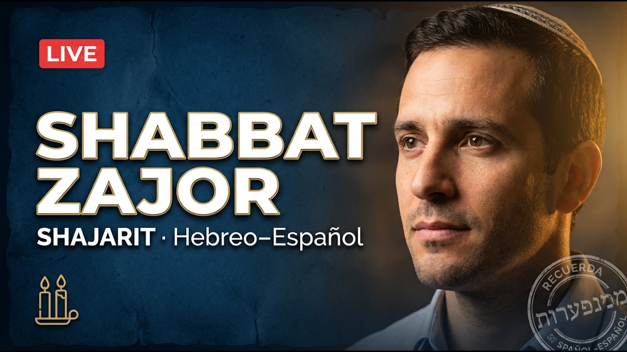 Shajarit Shabbat Zajor — oración guiada hebreo–español | A1: Shemot 27:20–28:30 + Devarím 25:17–19