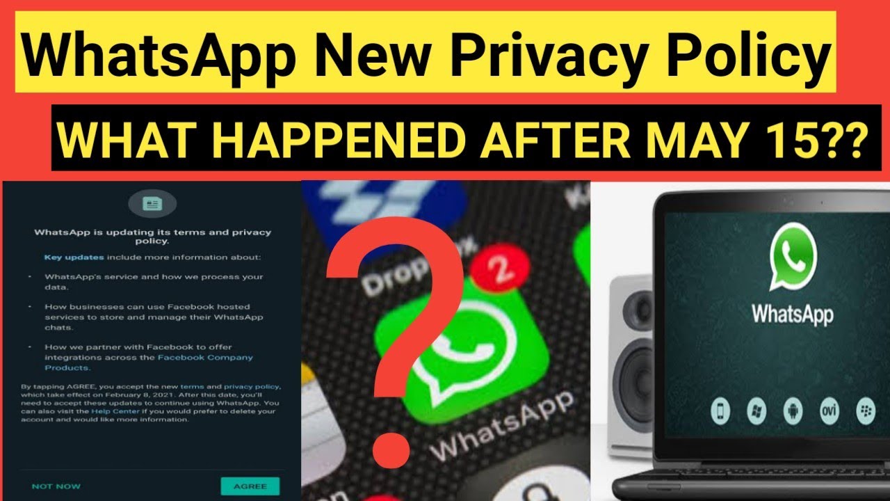 WhatsApp Privacy Policy Explained💡 What will happened after may 15???