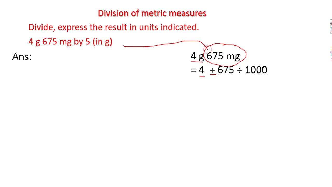 Division of metric measure