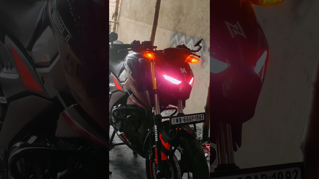 Pulsar N160 Indicator Light Flasher 🤙🔥 || Modified Looks 💥|| #n160 #n250 #n160modified #bajajpulsar