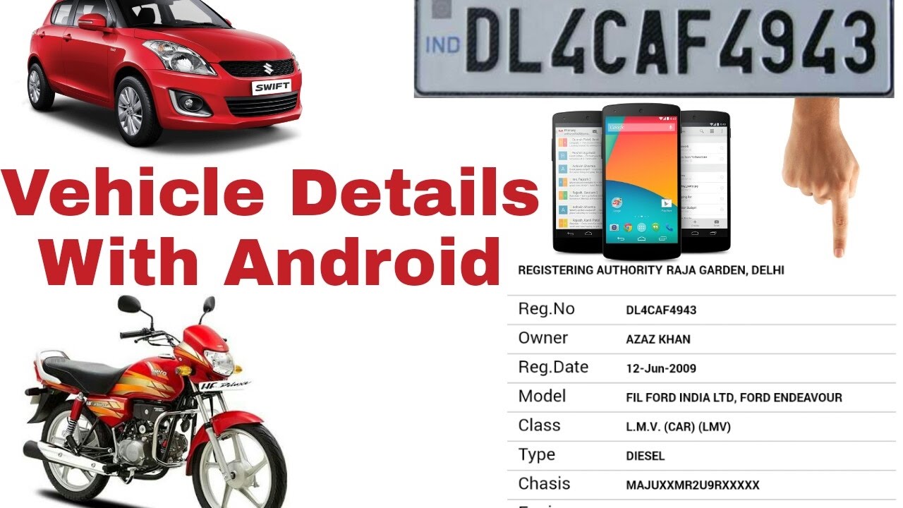 How to get vehicle owner details with number plate on android
