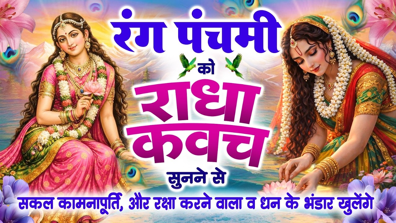 रंग पंचमी को राधा कवच को सुनने से सकल कामनापूर्ति और रक्षा करने वाला व धन के भंडार खुलेंगे~Kavach