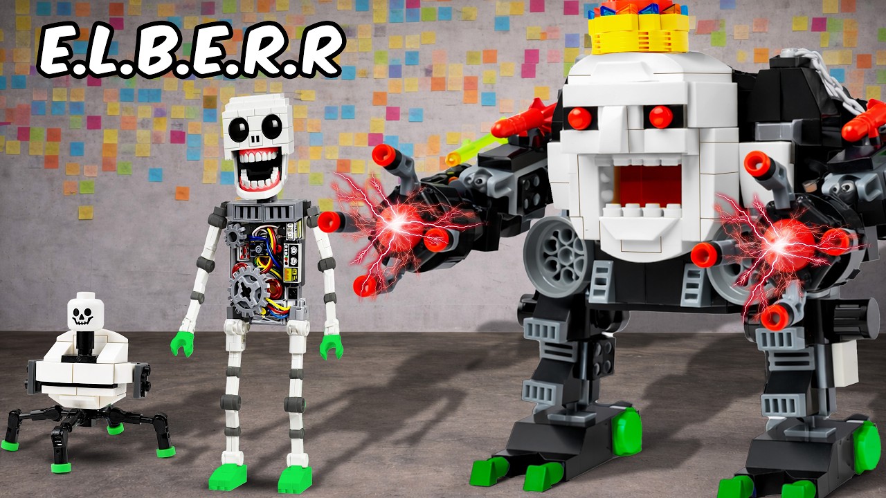 Building the Evolution of SELF-AWARE ROBOT: E.L.B.E.R.R! | AM Bricks Galaxy