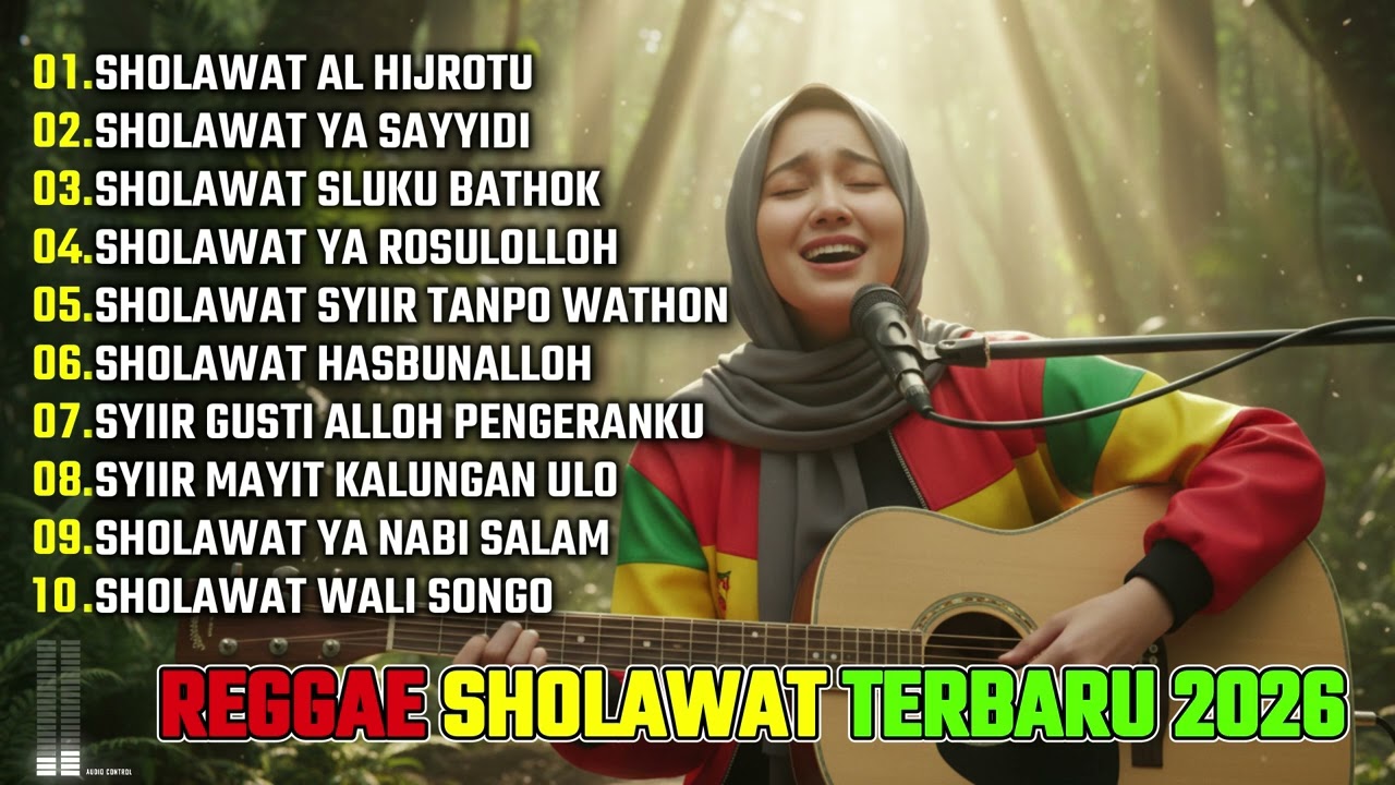 Reggae Sholawat Paling Merdu 🎶❤ Kumpulan Lagu Sholawat Versi Reggae Ska Terbaru 2026