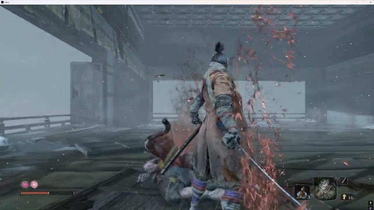 SEKIRO  SHADOWS DIE TWICE Бой против Гэнитиро