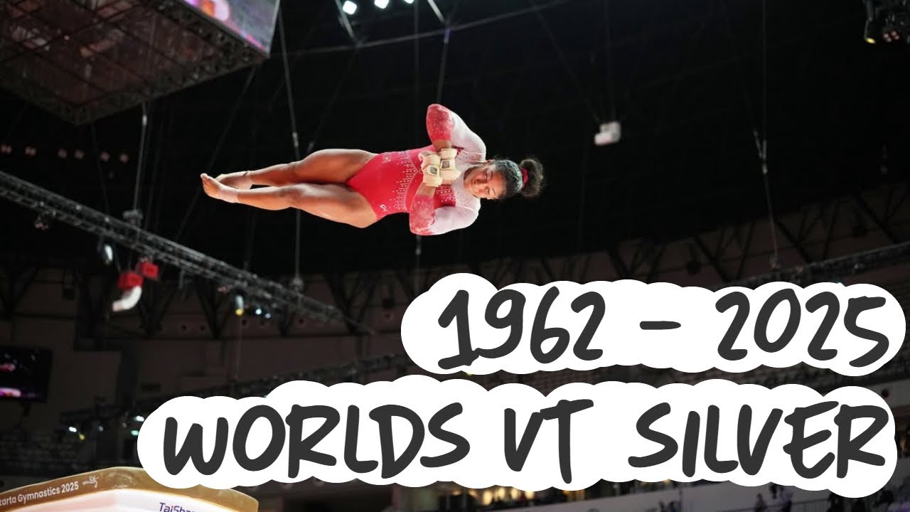 1962-2025 Vault Silver Medals - World Gymnastics Championships