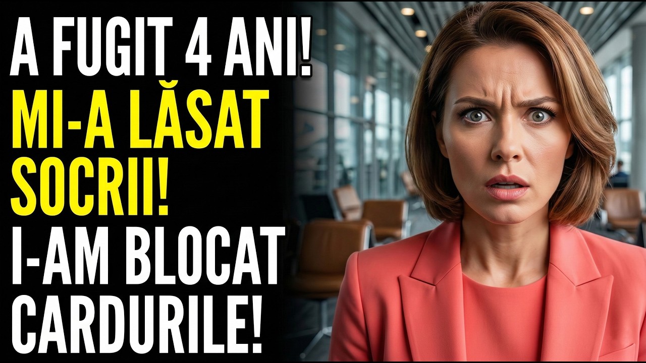 Soțul i-a adus pe părinți la noi și a plecat în străinătate pentru 4 ani. L-am condus și am blocat..