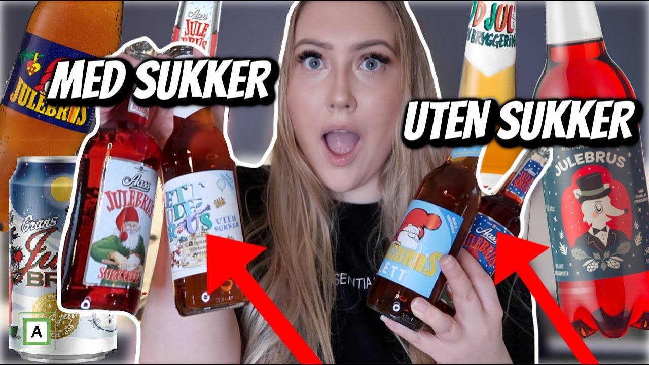 TESTER ALLE ÅRETS JULEBRUS // Med Sukker VS. Uten Sukker