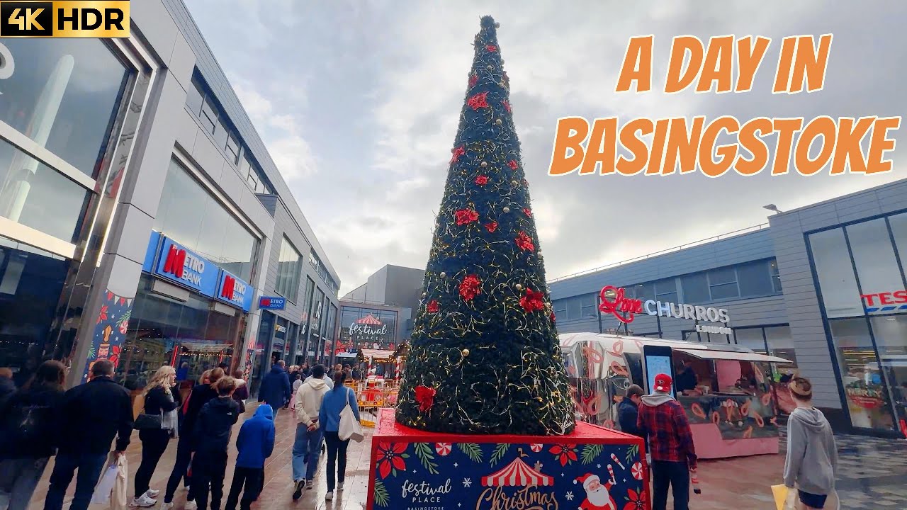Festive Day Out in Basingstoke UK🎄 Mall Shopping, Market Vibes & Christmas Home Touches @SimplyNivi