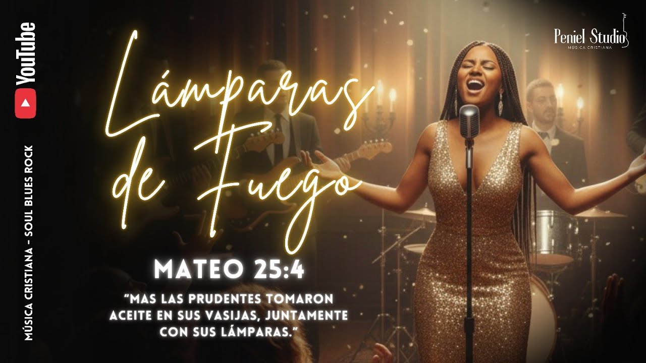 Lámparas de Fuego - Aceite en Vasijas (Mateo 25:4) | Peniel Studio | Soul Blues Rock Cristiano