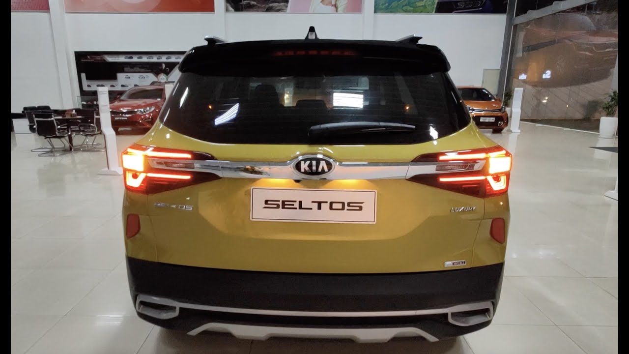 New Kia Seltos Full Option Exterior, Interior | Yellow Color