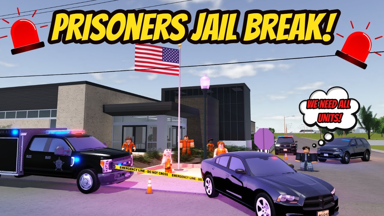 Greenville, Wisc Roblox l Prisoners Escape High Security JAIL BREAK Update Roleplay