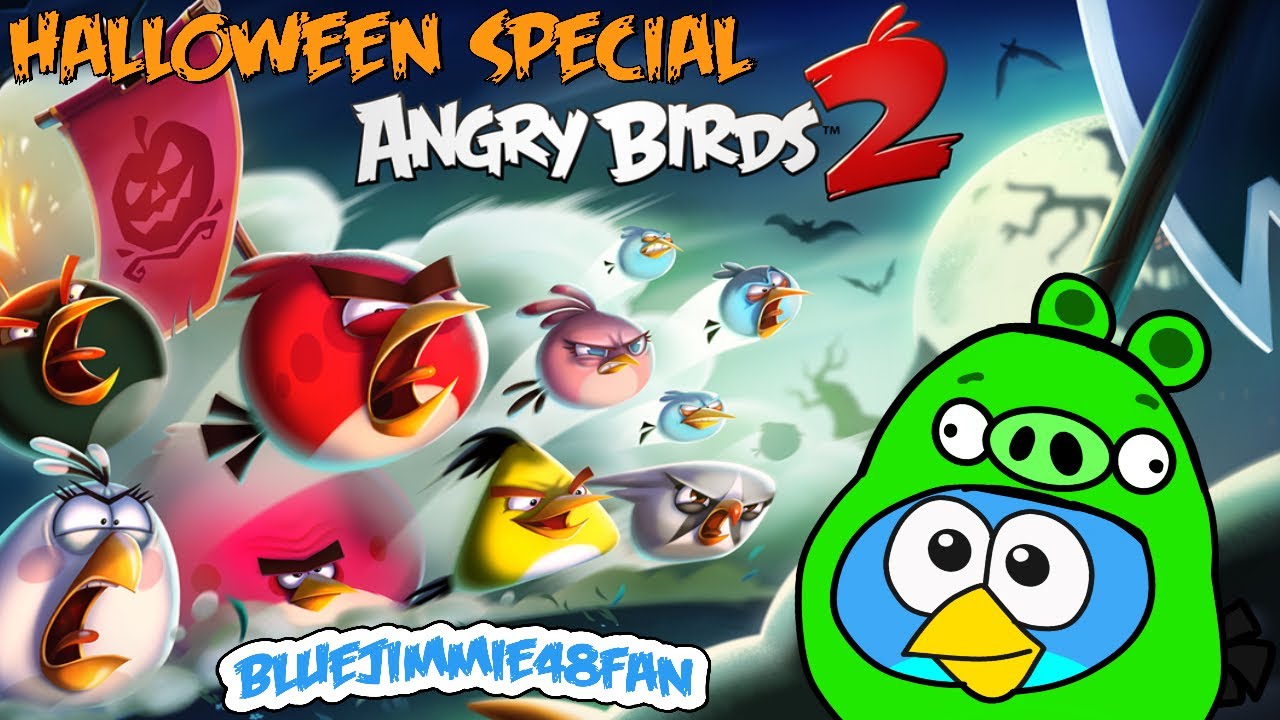 It's been a while...BUT WE BACK!!!! // Angry Birds 2 Gameplay (Halloween Special)