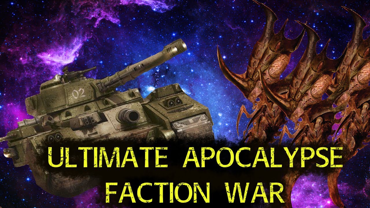 Dawn of War Ultimate Apocalypse: 2 vs 2 Imperial Guard vs Tyranids