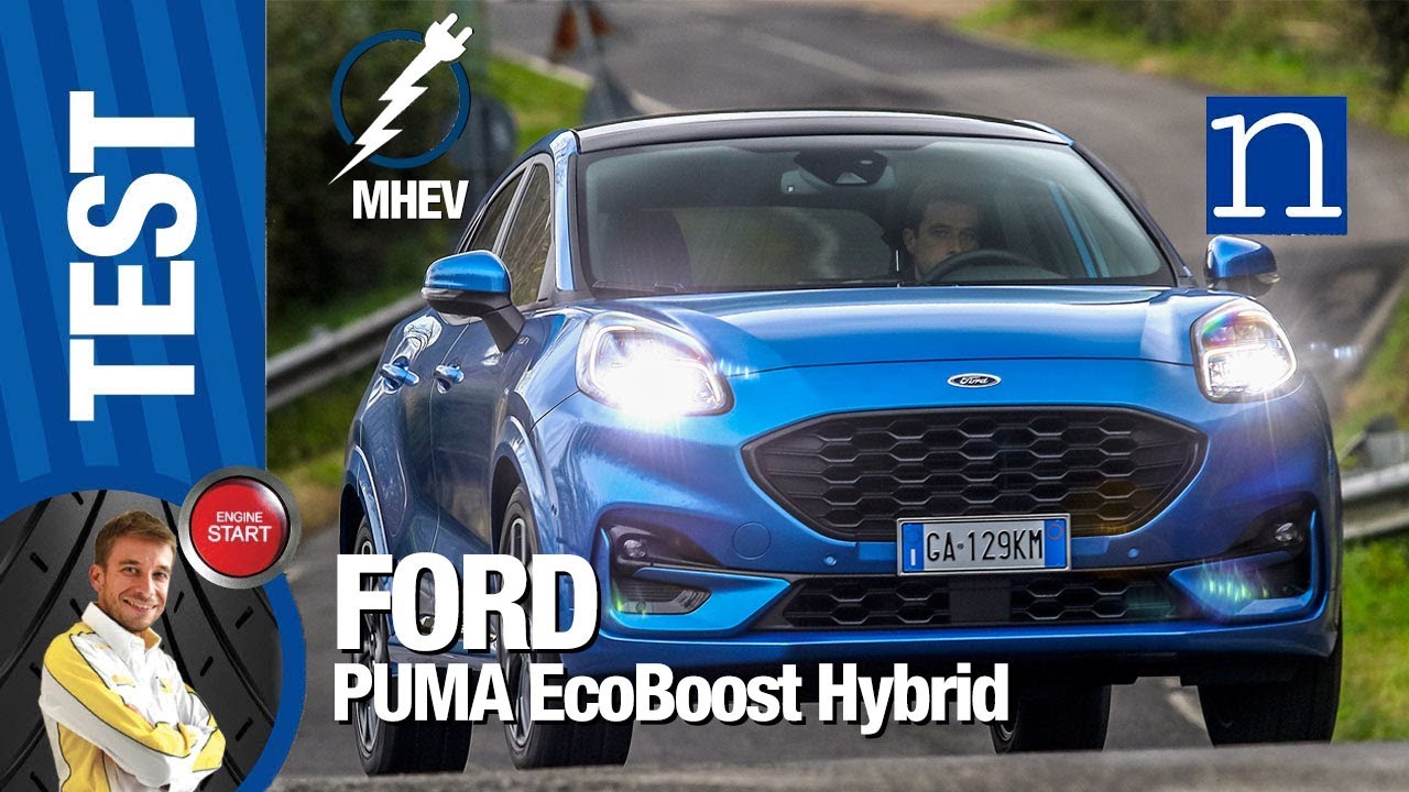💥 Ford Puma EcoBoost Hybrid ST-Line X 1.0 turbo benzina 155 CV,  test come va alla guida 🙋‍♂ #MHEV