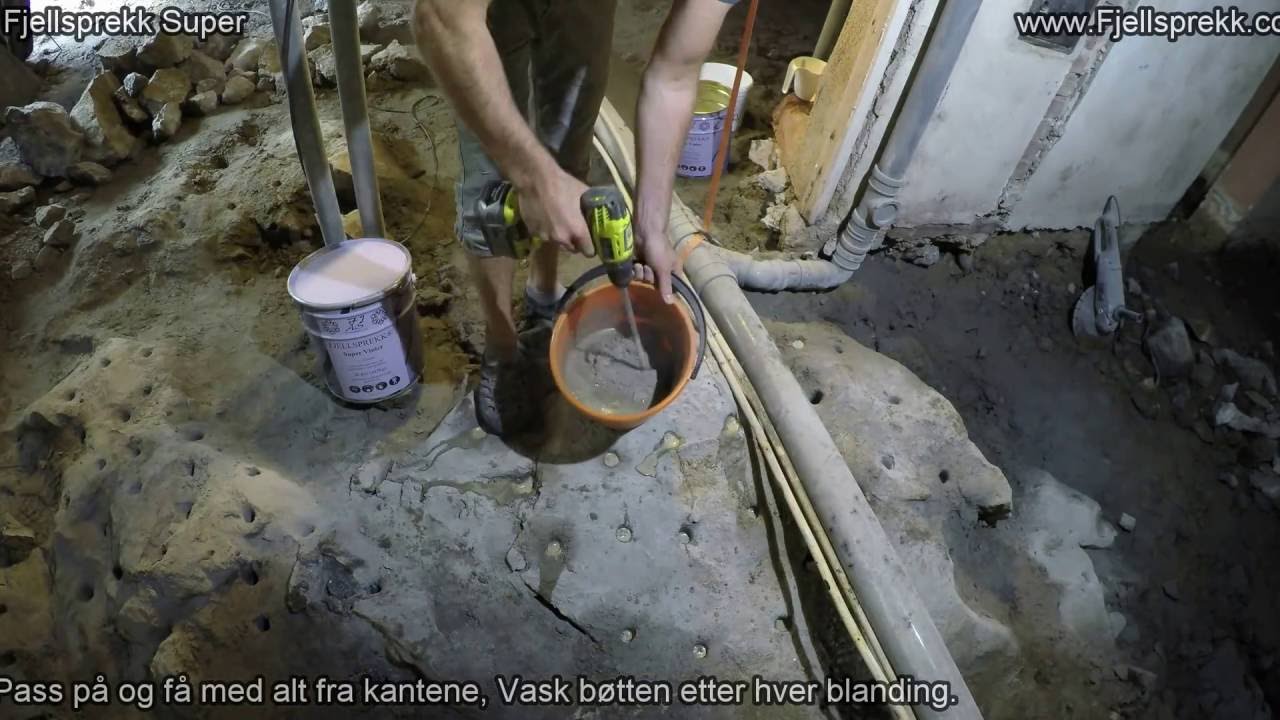 Fjellsprekk super i bruk i kjeller