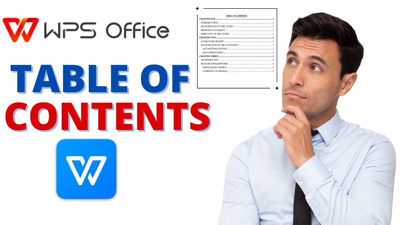 1.17 Generating Table of Content in WPS Office Suite