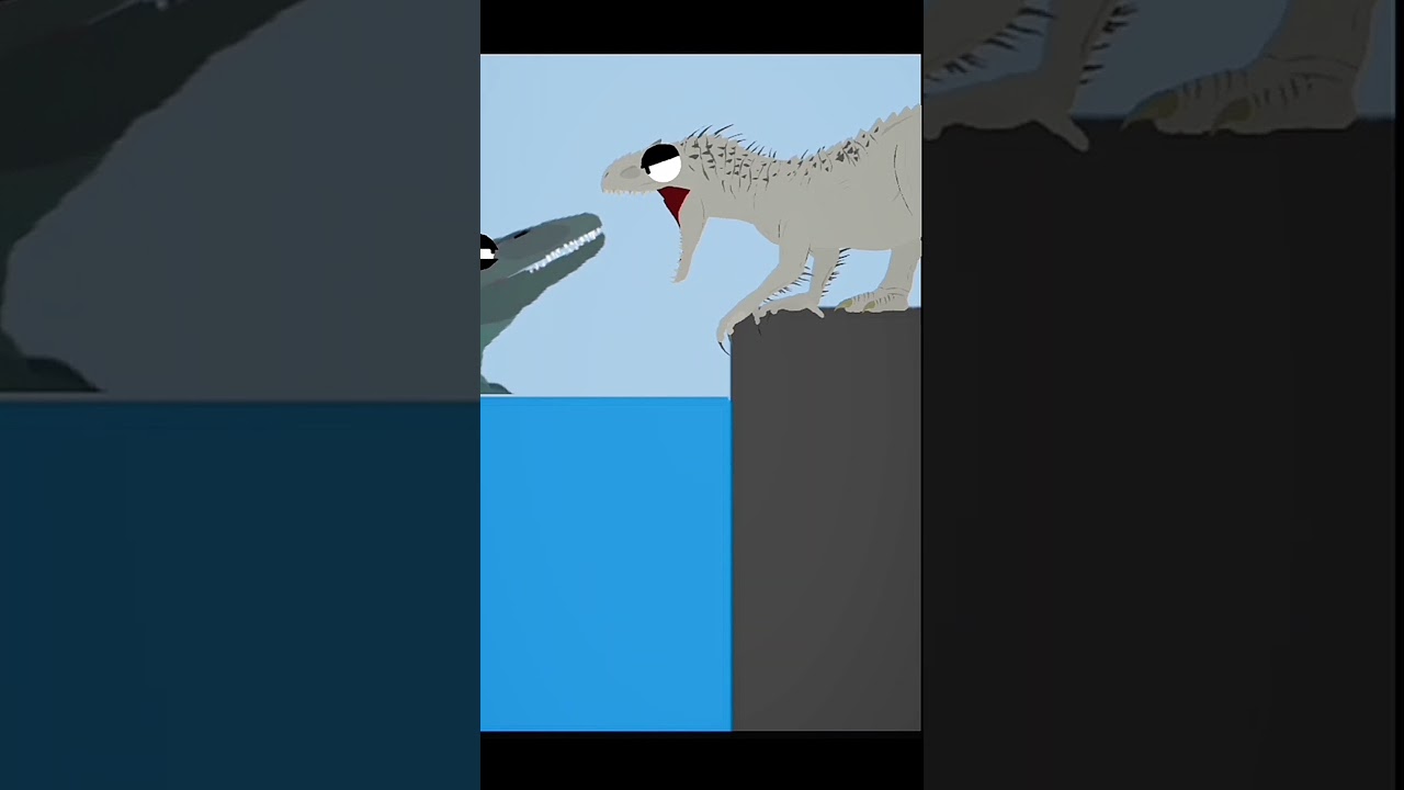 мозазавры против индоминуса рекса#динозавр #dc2 #dino #mosasaurus #indodinos #jurassicworld #trex...