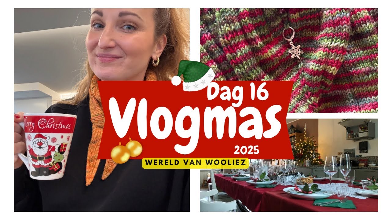 VLOGMAS 2025 DAG 16 | Kerstige kussens op de bank 🎅🏻