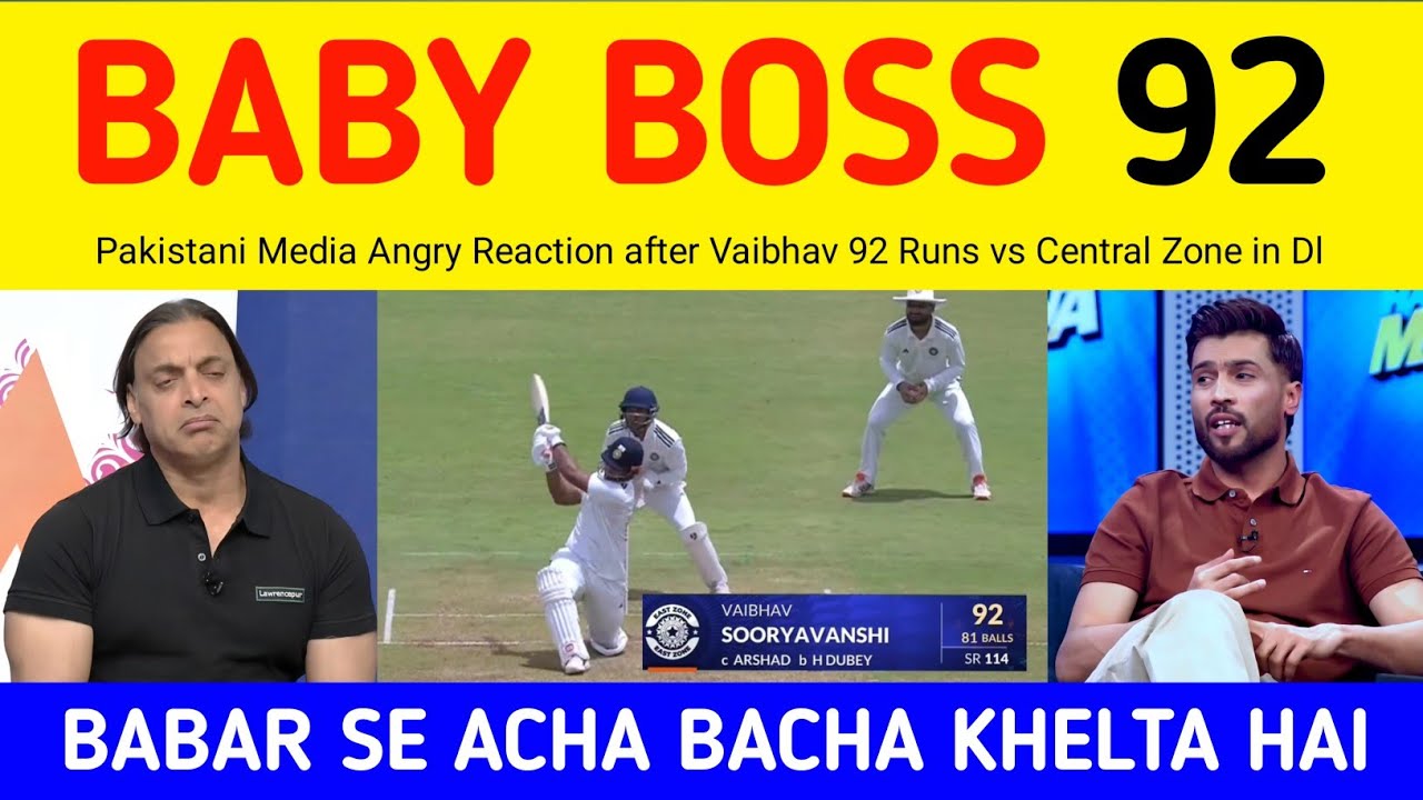 Shahid Afridi Reaction on Vaibhav Suryavanshi 92 Runs vs Cz | Pak Media Reaction on Vaibhav
