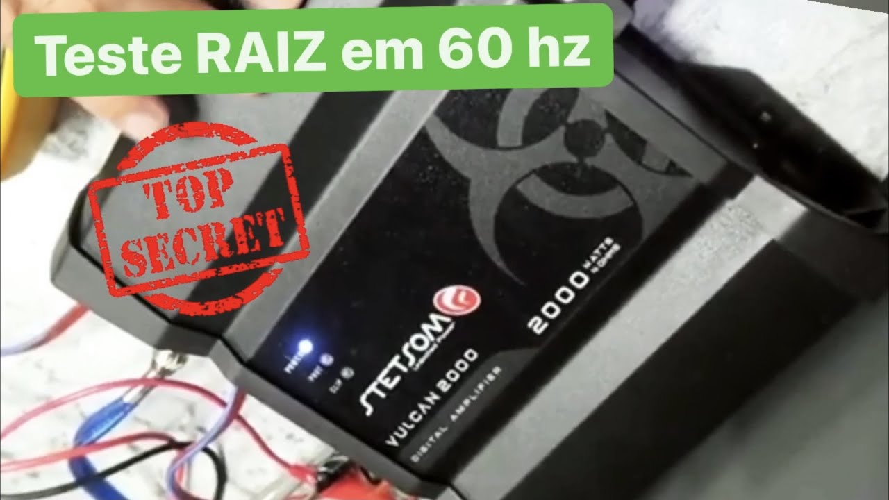 Stetsom Vulcan 2000 4 Ohms - Teste de Potência em 60 hz e Review