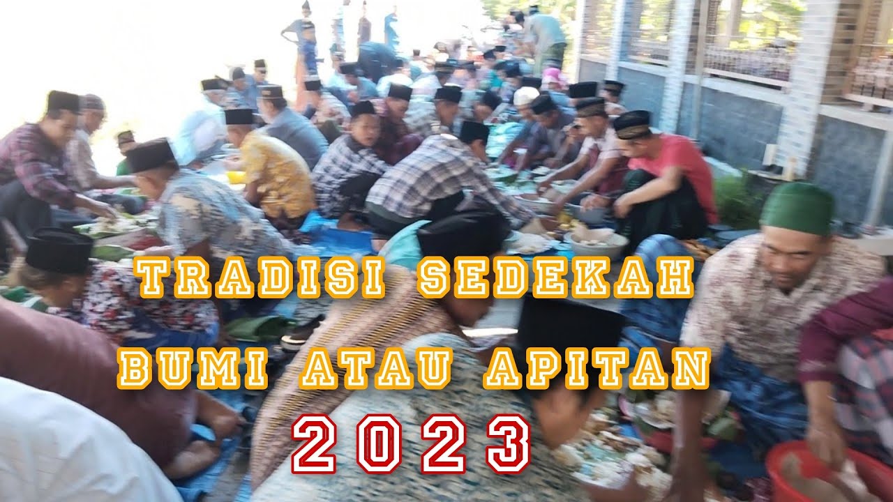 tradisi apitan atau sedekah bumi 2023