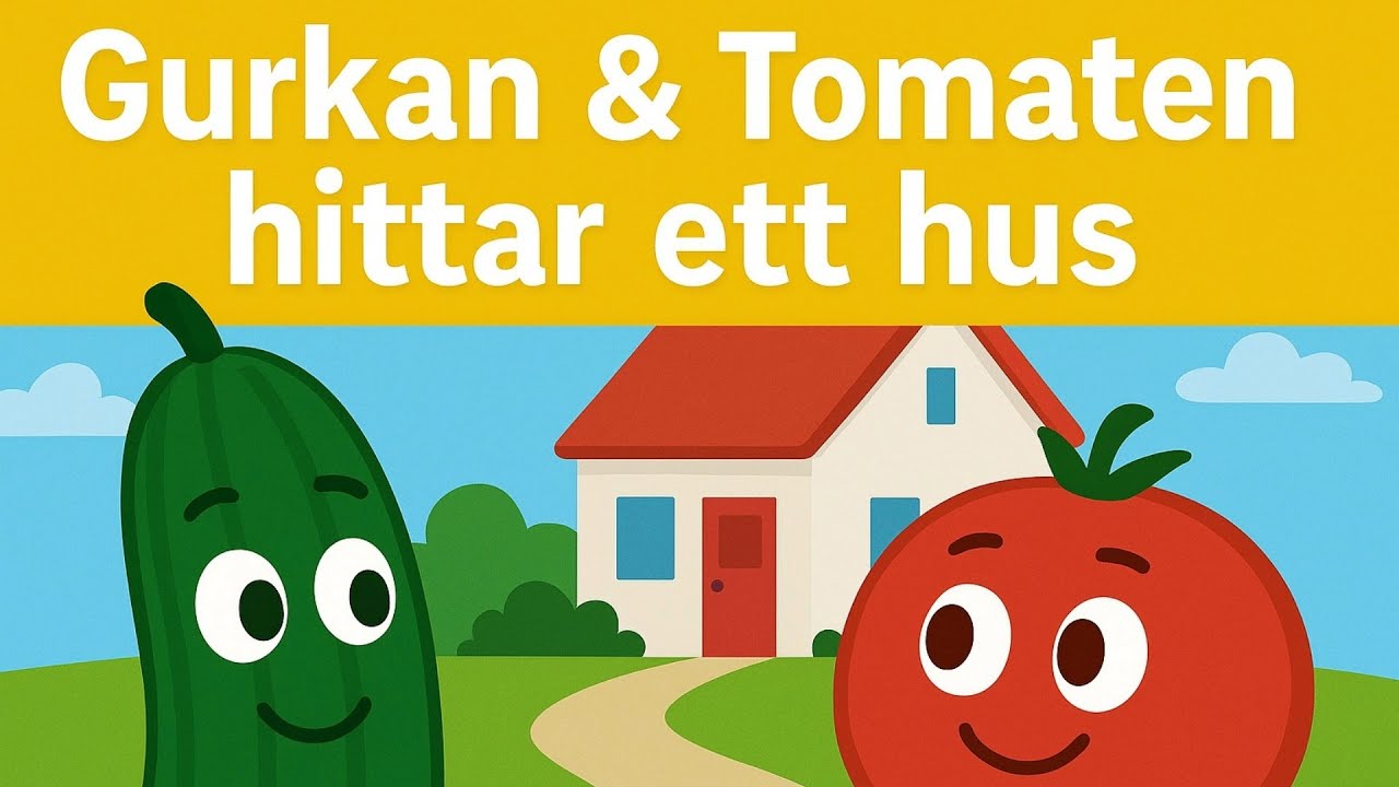 Gurkan & Tomaten hittar ett hus &ndash; Barnsaga & Godnattsaga