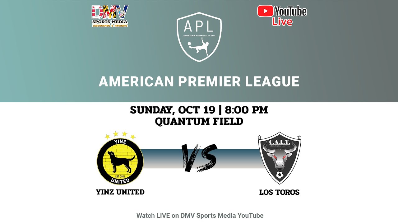 *LIVE* APL Fall 2025 - Los Toros vs Yinz United
