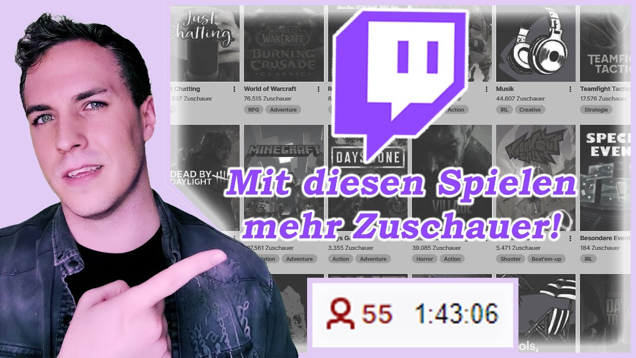 Mit diesen Spielen habt ihr Wachstum auf Twitch! | Twitch 2021