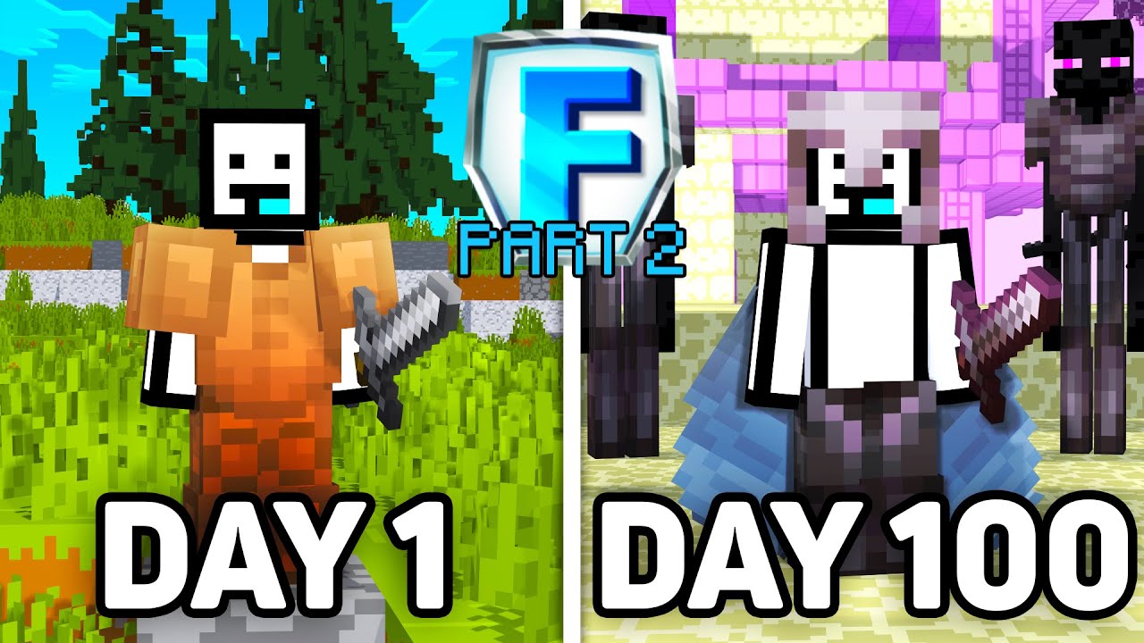 I Spent 100 DAYS on FreshSMP and Got RICH! Ep 2