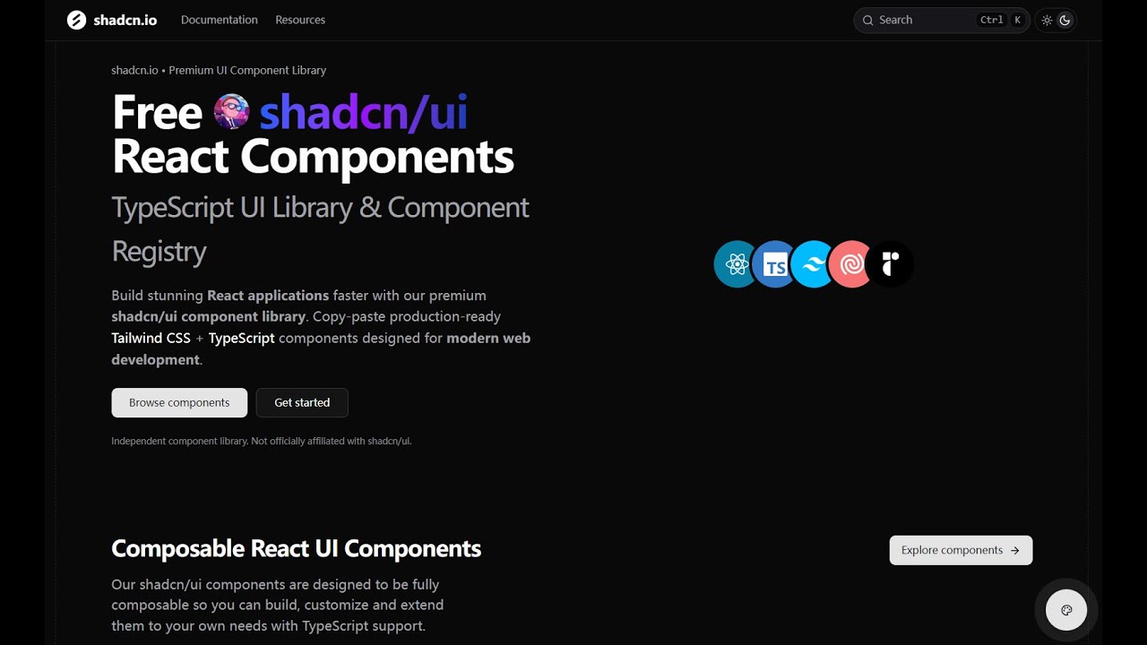 Shadcn.io: 200+ Free UI Components for Modern Next.js/React Apps