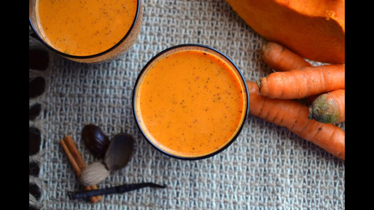 Jamaican style Pumpkin Carrot Juice