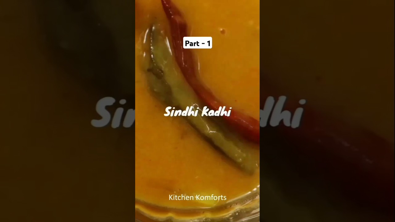 Sindhi Kadhi recipe - Part 1 #food #sindhifood #sindhikadhi #shorts #food #yummy #trending #cooking