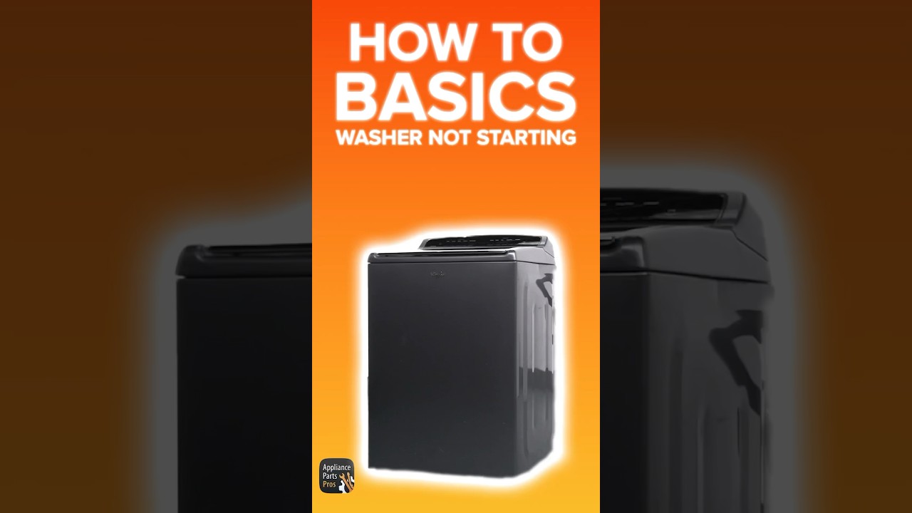 Why Your Washing Machine Won't Start (And How To Fix It)
