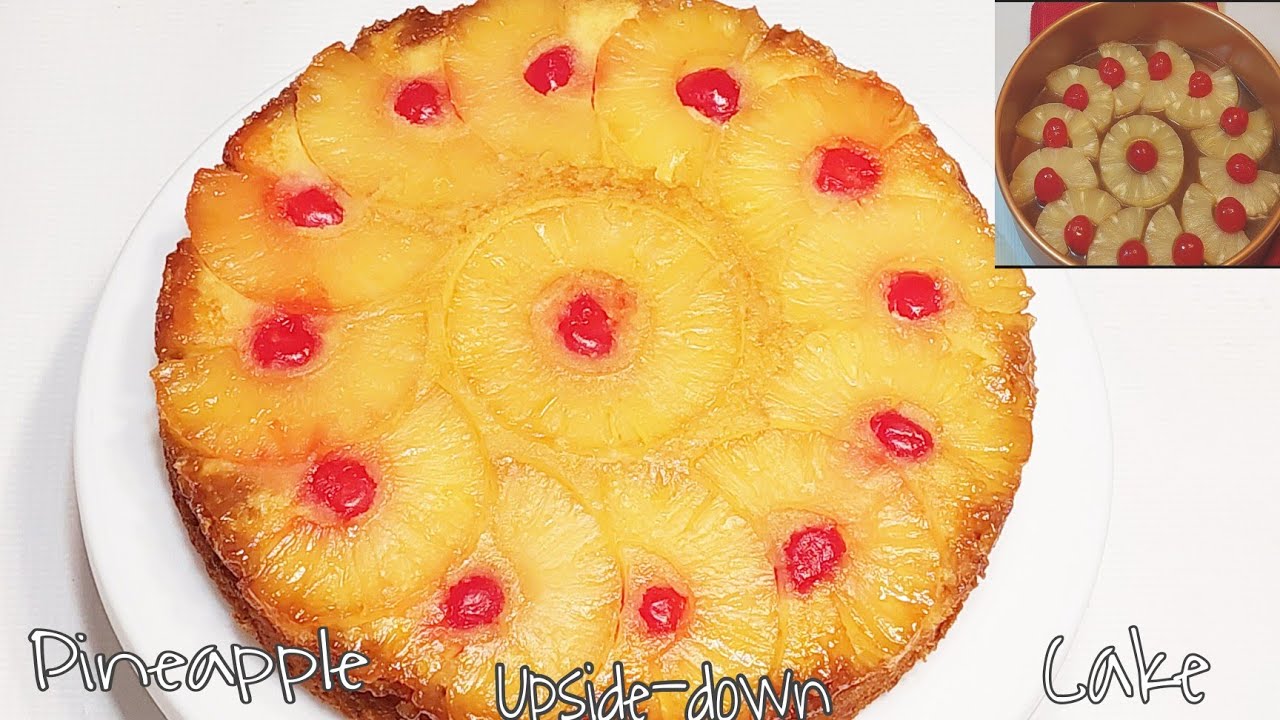 Pineapple Upside-down chiffon cake|Filipino food creations