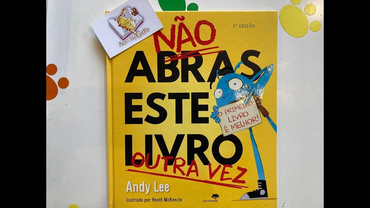 Bom dia Histórias: Não abras este livro outra vez | Senhor Azul