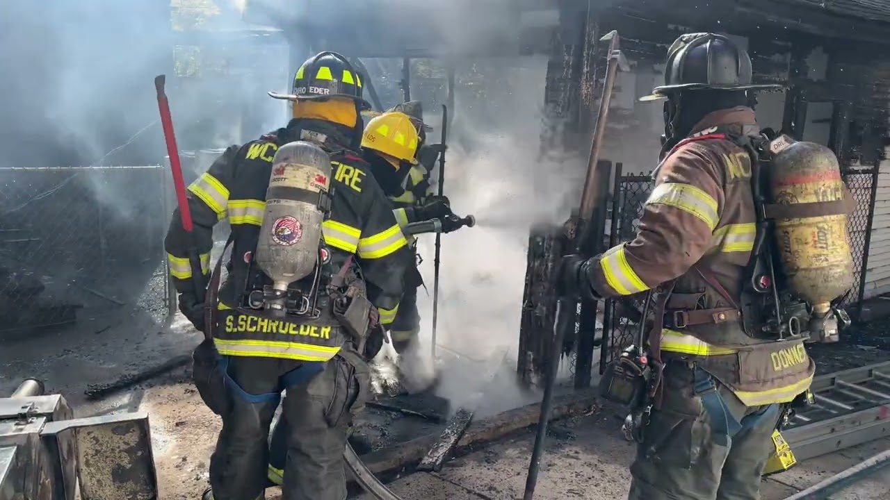 Wichita Fire Dept - Garage Fire 