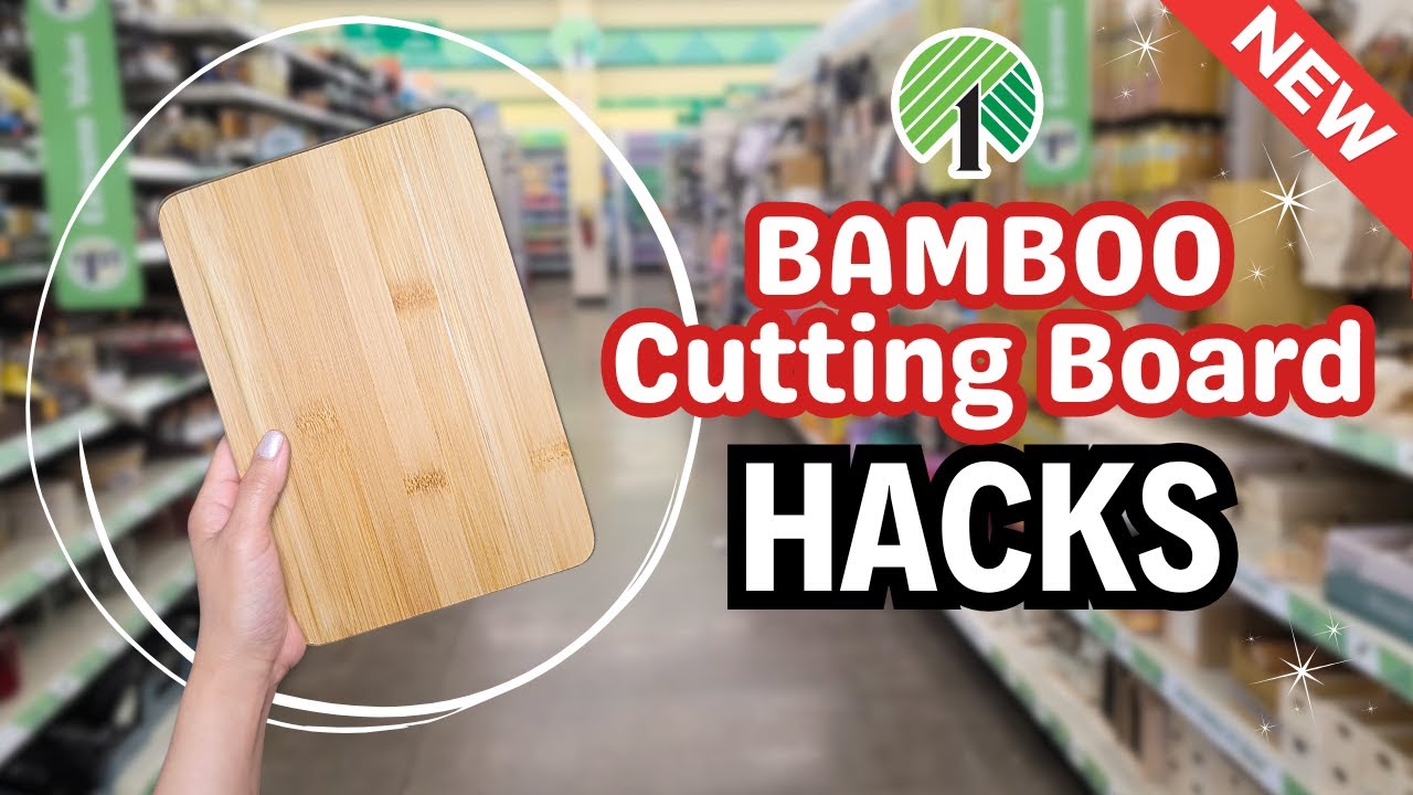 5 Brilliant DOLLAR TREE DIYs with Bamboo Cutting Boards 💖