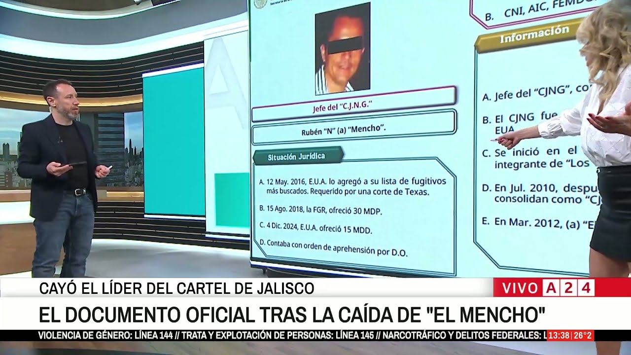 📢 EL DOCUMENTO OFICIAL TRAS LA CAÍDA DEL MENCHO: LÍDER DEL CÁRTEL DE JALISCO