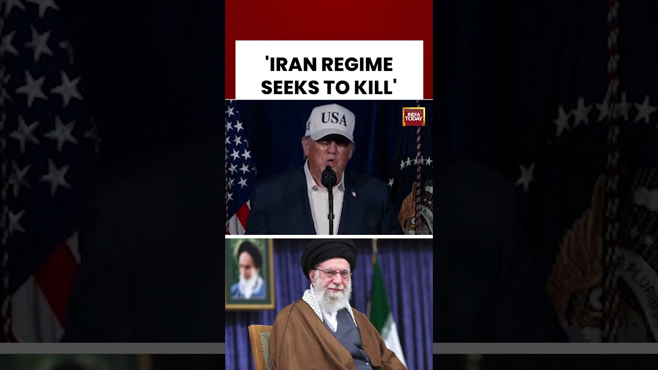 Israel Attacks Iran: Donald Trump&rsquo;s Final Warning &lsquo;Iran Regime Seeks To Kill&rsquo; #iranisraelwar #trump