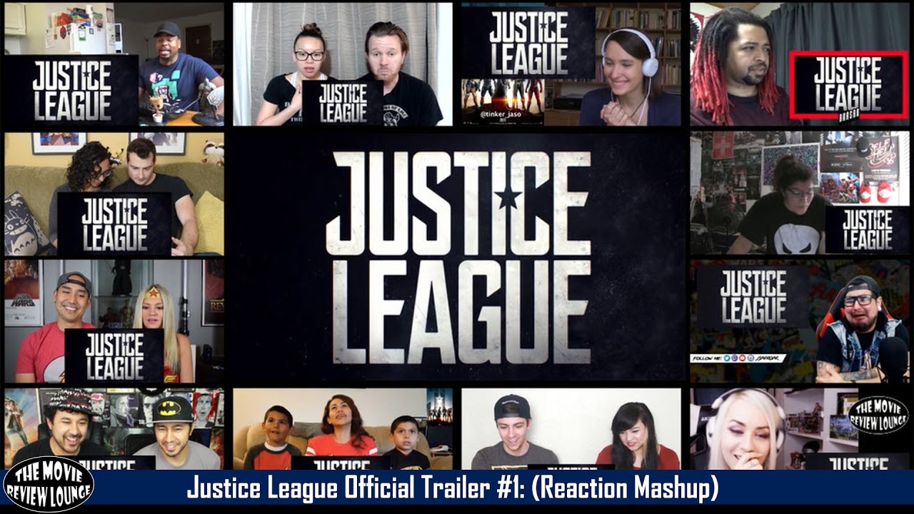 Justice League Official Trailer #1 (Reaction Mashup)