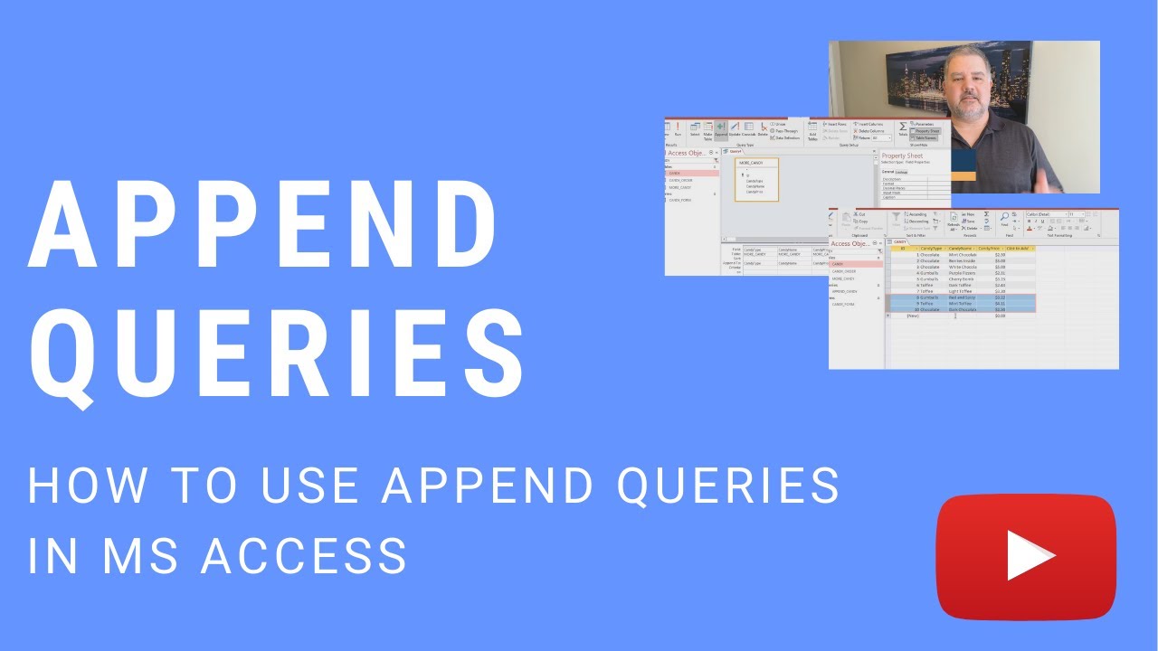 How to Use an Append Query in MS Access: mdb to accdb
