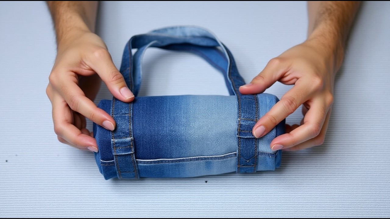 Don’t Throw Away Old Jeans! Make a Bag Easily at Home