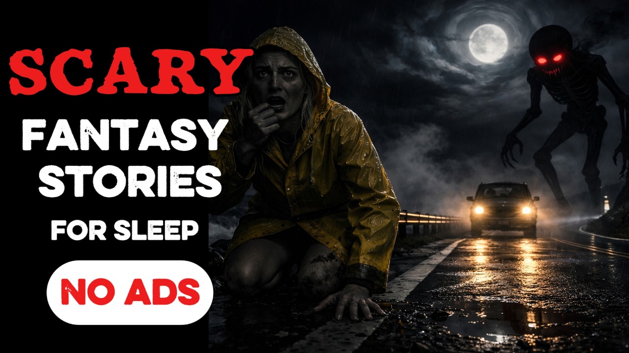 ☣️ NO ADS ☣️ 10 HOURS of Dark Fantasy Bedtime Tales | Rainfall Ambience | Black Screen