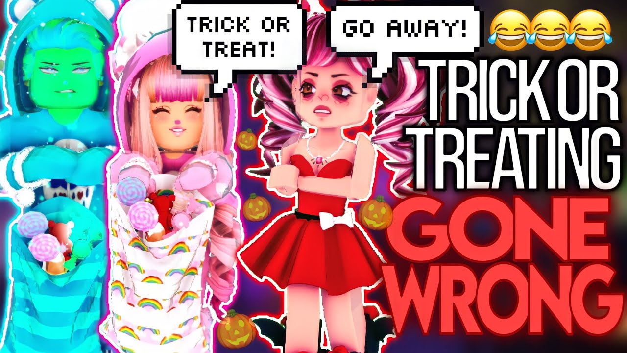 МЫ ПОШЛИ ВЫПРАШИВАТЬ СЛАДОСТЬ, И СЛУЧИЛОСЬ… ROBLOX Royale High Royalloween Trolling Ft MY BOYFRIEND