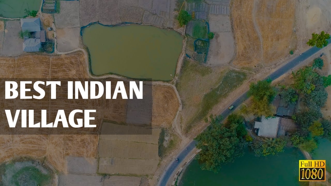 Beautiful Indian Village |  Best  Village Drone View |  West Bengal | Gangarampur