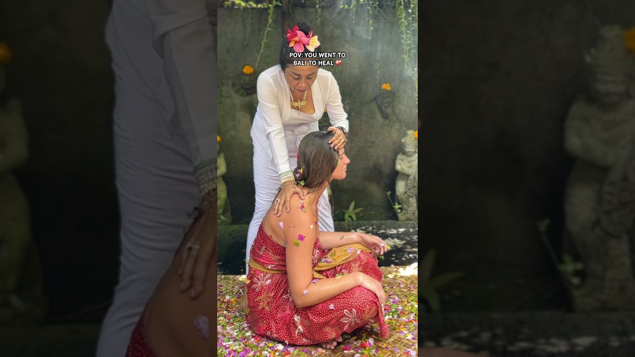&ldquo;it is more painful to hold on than it is to let go&rdquo; &hellip; thank you Tri Desna Healing❤️ #bali #healing