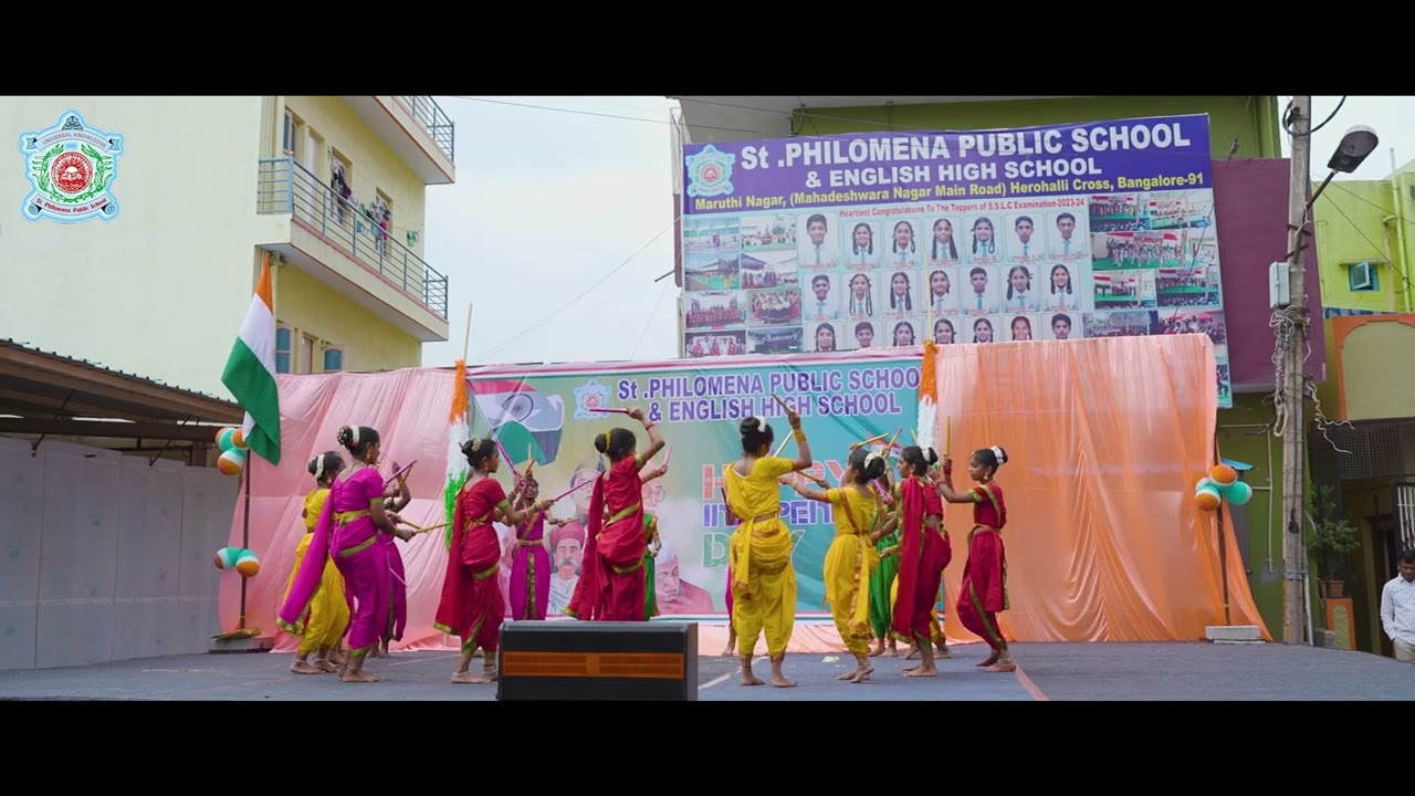7th Girls | Independence day 2024 st Philomena Public School & English High School
